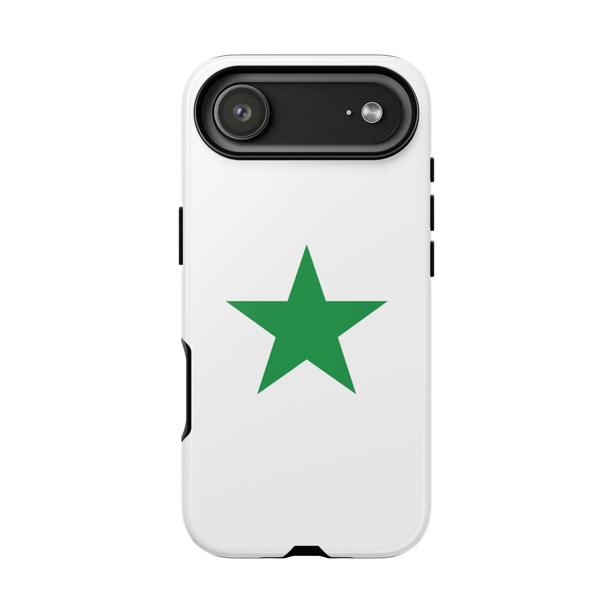 Tough Phone Case — Minimal Green Star Protective Cover