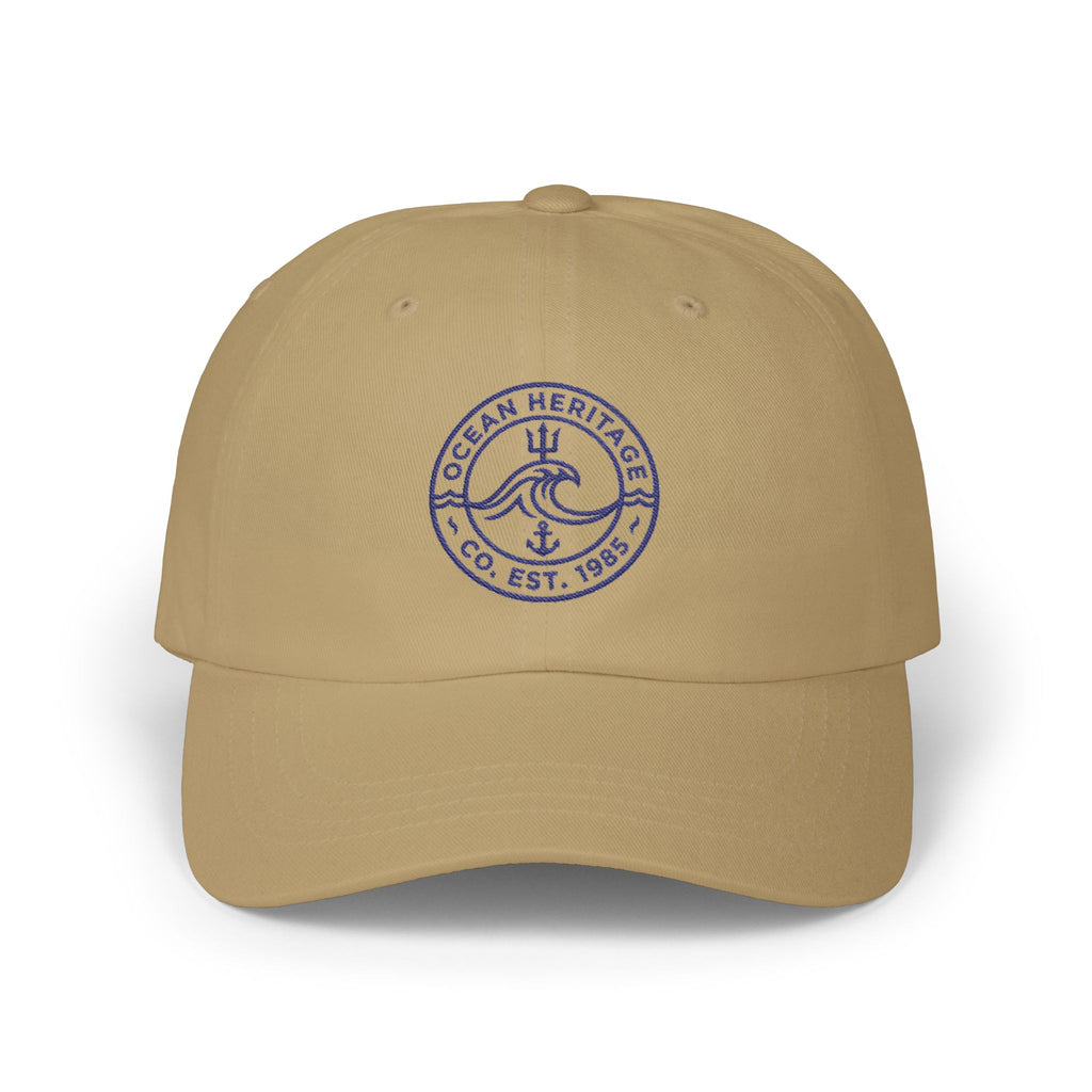 Ocean Heritage wave logo Cap | embroidered nautical dad hat
