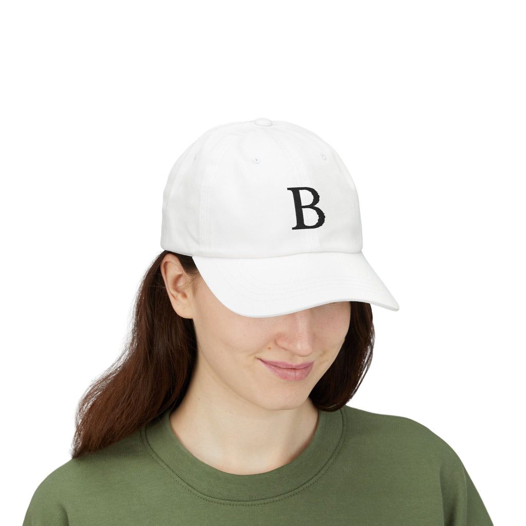 Letter B Embroidered Cap