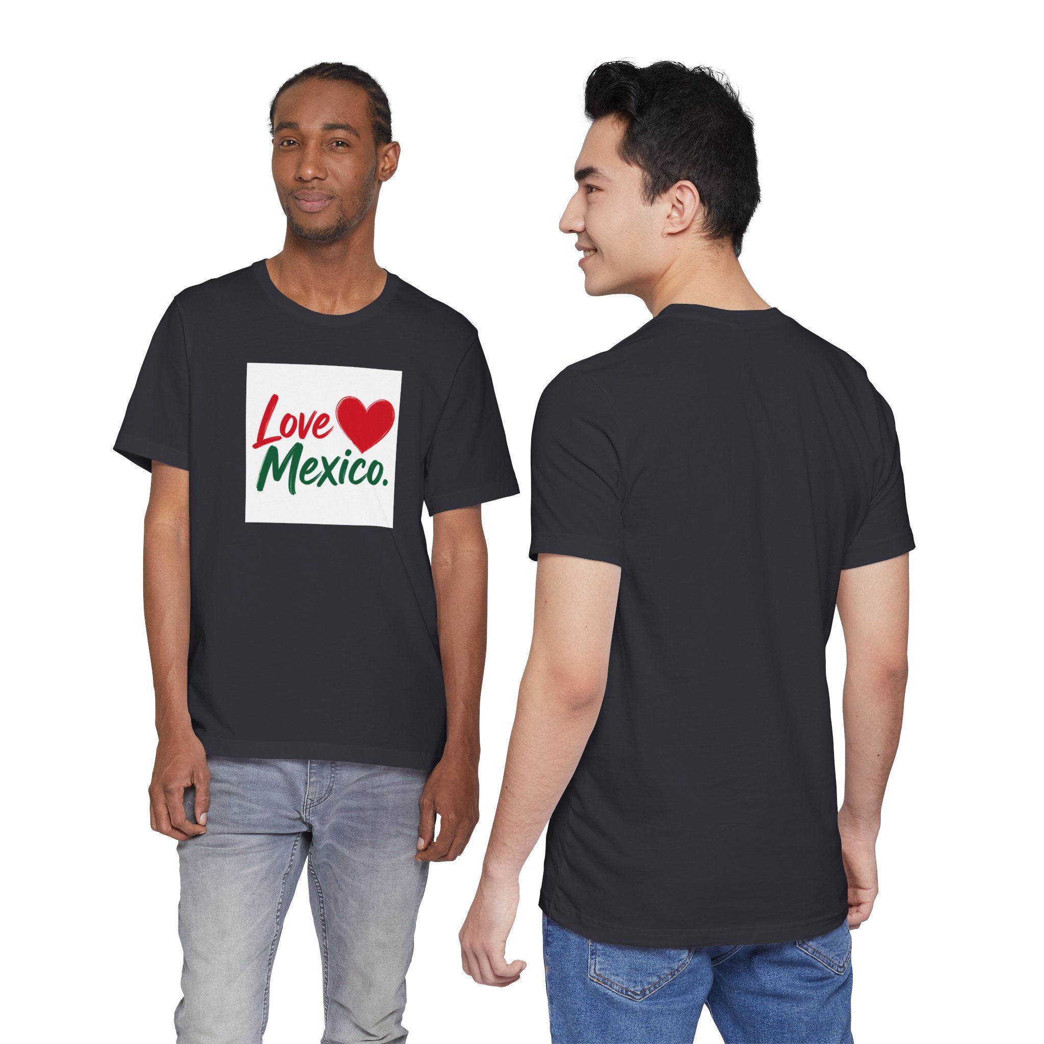 Love Mexico T-Shirt — Heart Mexico Pride Tee