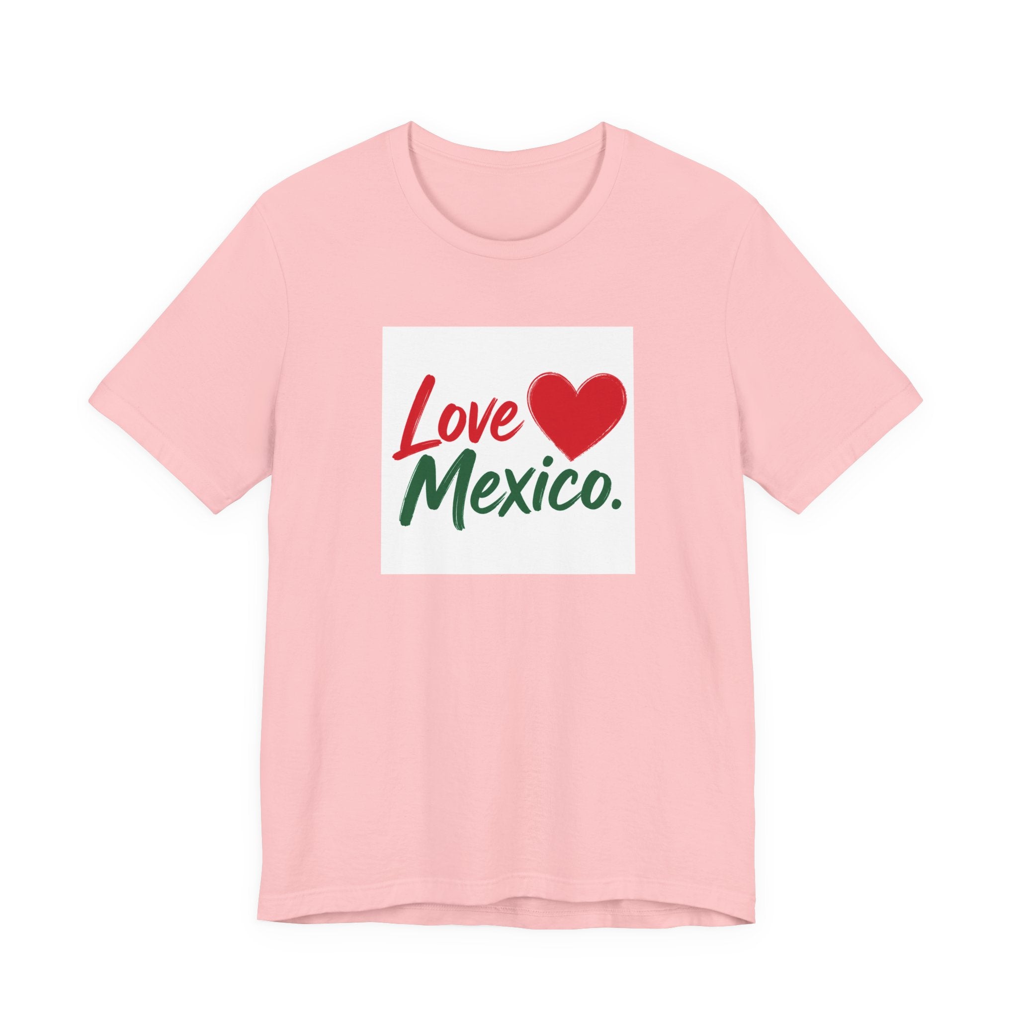 Love Mexico T-Shirt — Heart Mexico Pride Tee