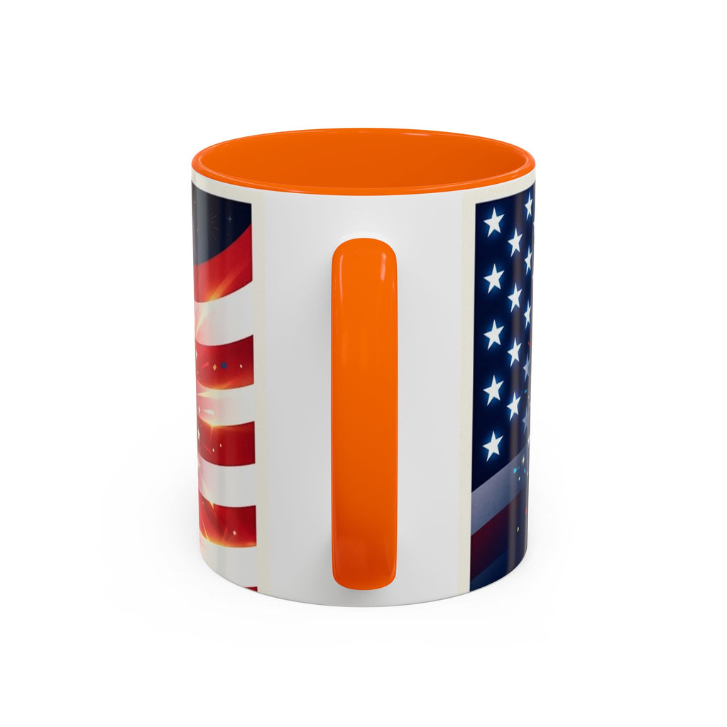 USA 250 Anniversary Coffee Mug | Flag Accent 11oz 15oz