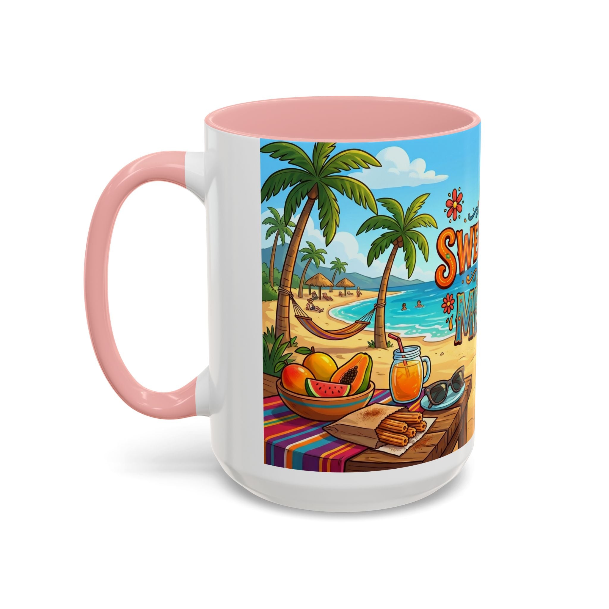 The Sweetness of Mexico Coffee Mug | Mexican Beach Food Illustration