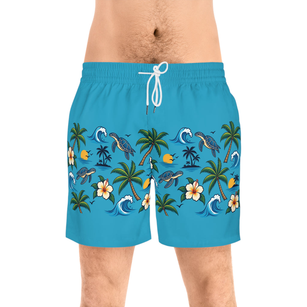 Men's Mid-Length Swim Shorts (AOP)