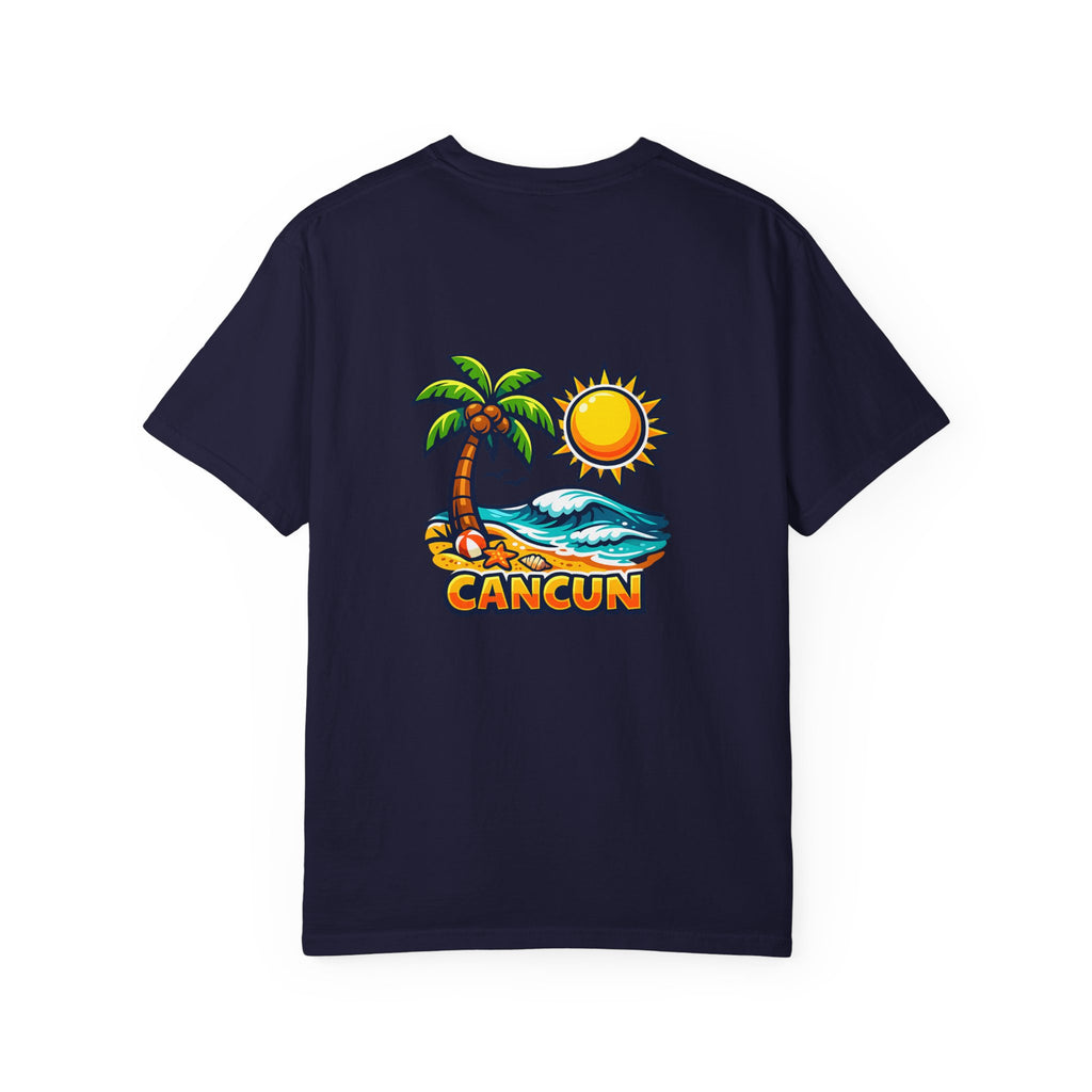 Cancun Beach T-Shirt — Tropical Palm Tree Vacation Tee