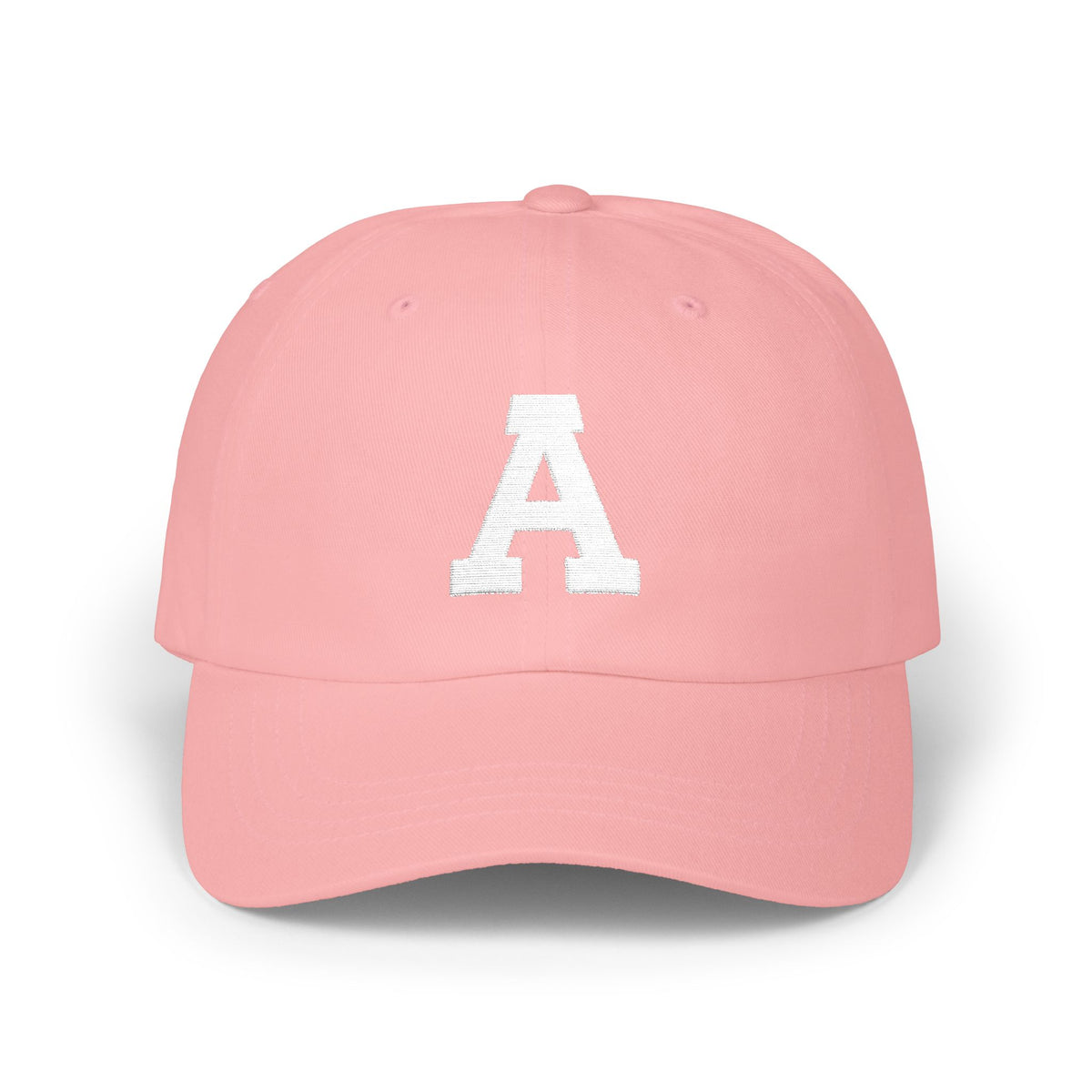 Distressed Letter A Classic Dad Cap | Monogram Baseball Hat, Embroidered Initial