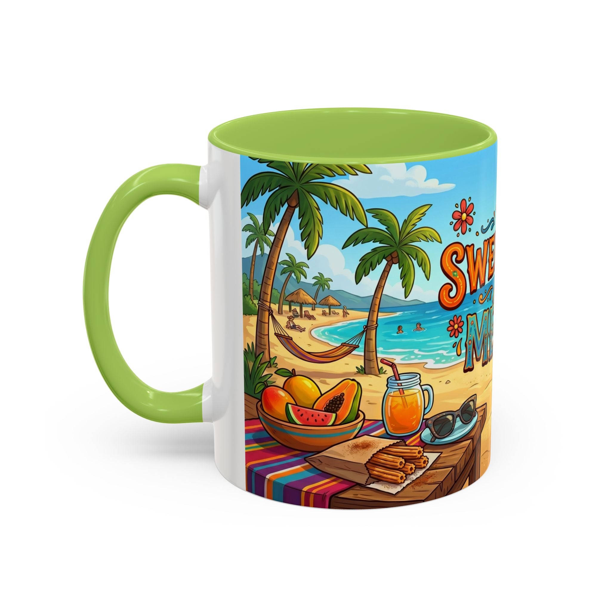 The Sweetness of Mexico Coffee Mug | Mexican Beach Food Illustration