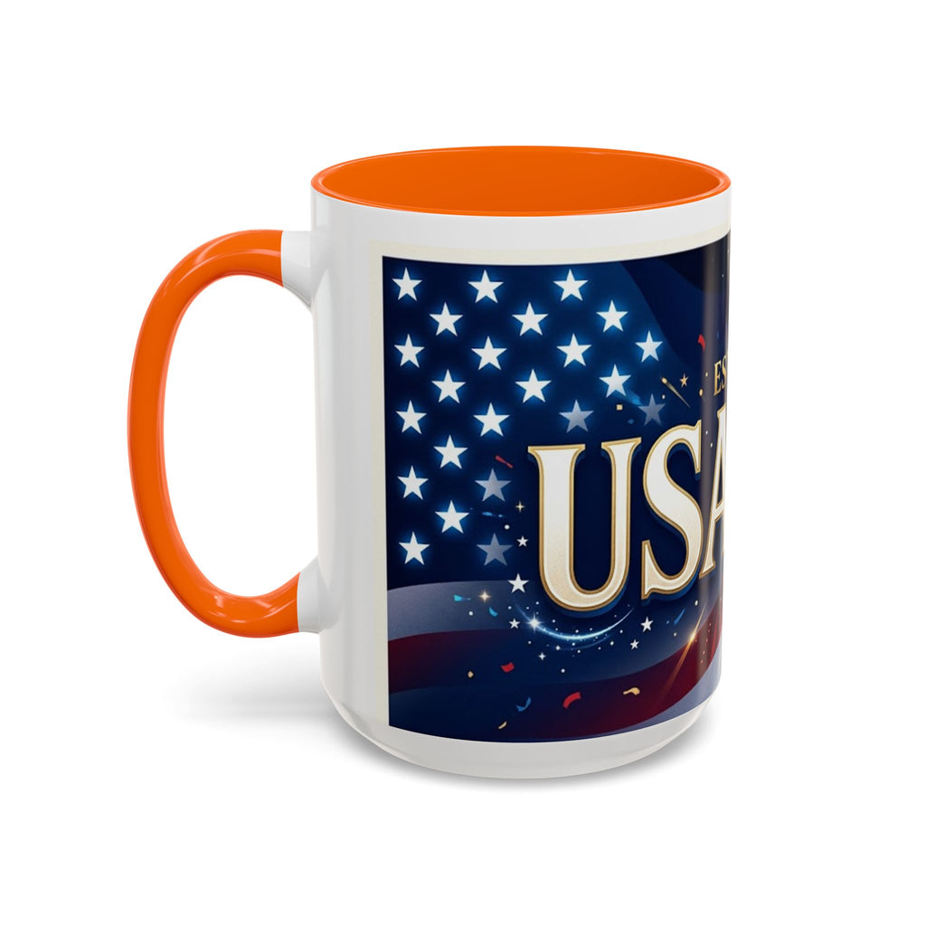 USA 250 Anniversary Coffee Mug | Flag Accent 11oz 15oz