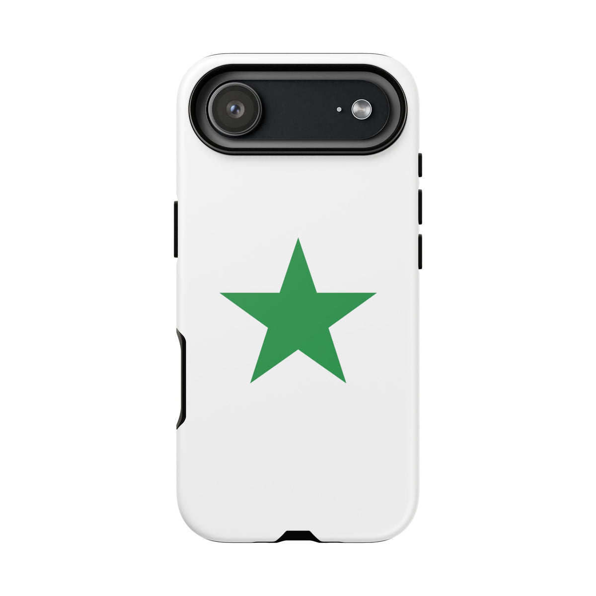 Tough Phone Case — Minimal Green Star Protective Cover