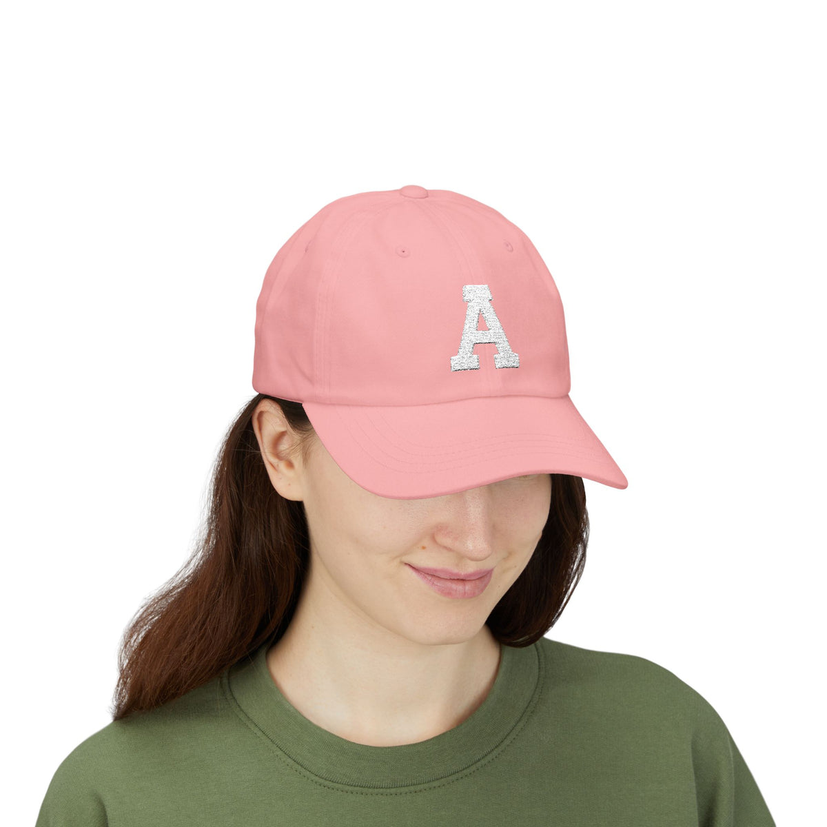Distressed Letter A Classic Dad Cap | Monogram Baseball Hat, Embroidered Initial