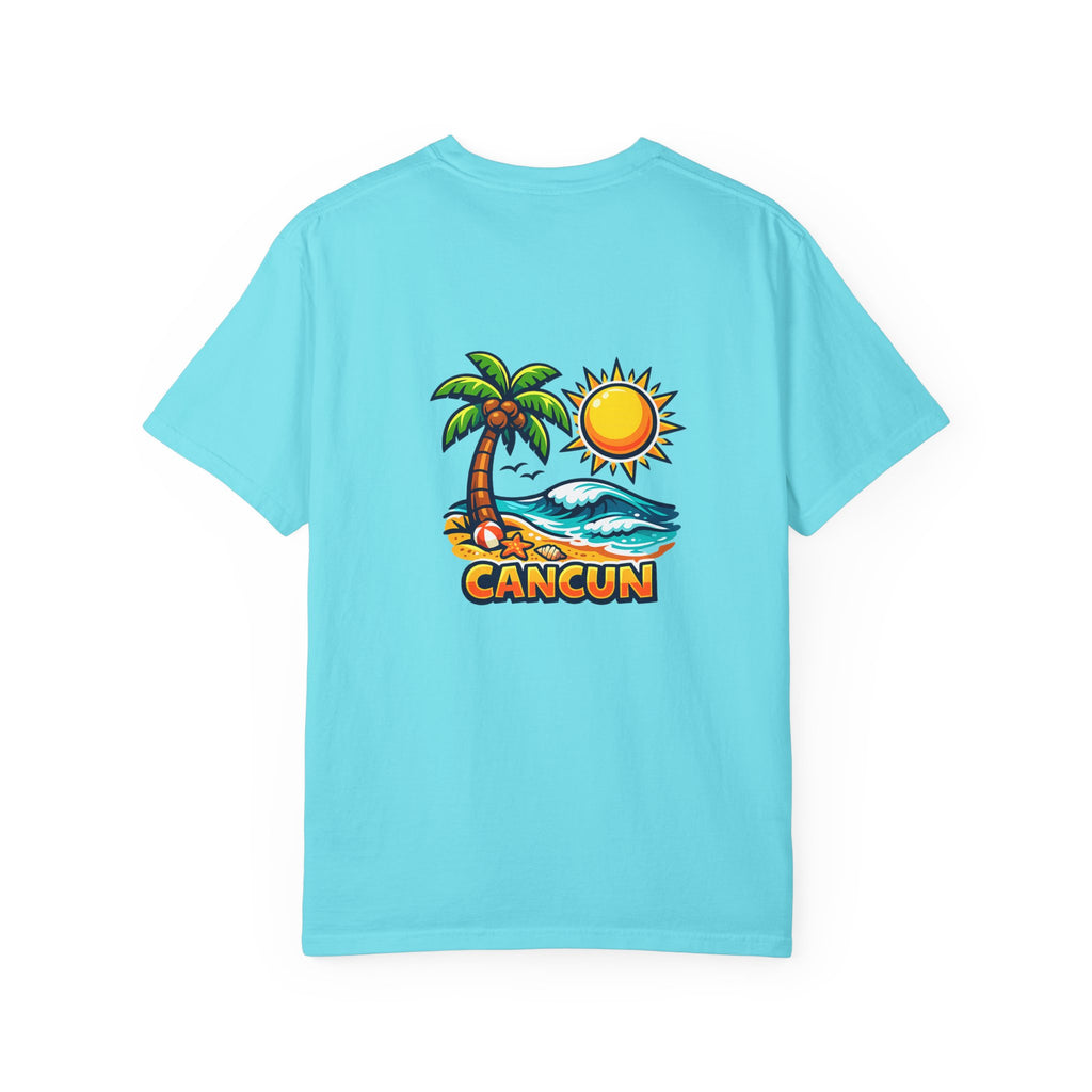 Cancun Palm Beach T-Shirt — Tropical Vacation Souvenir Tee