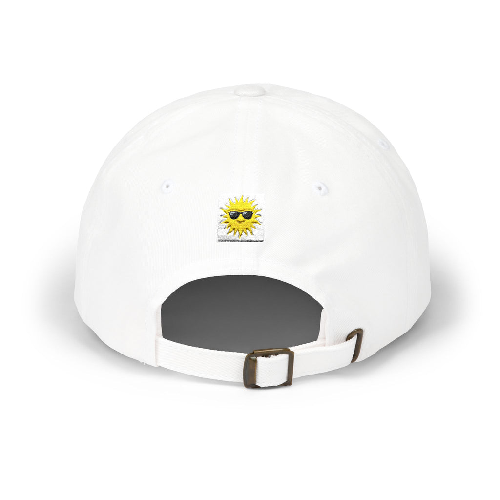 Sun Catcher logo Dad Cap | Tropical Palm Sunset embroidered hat
