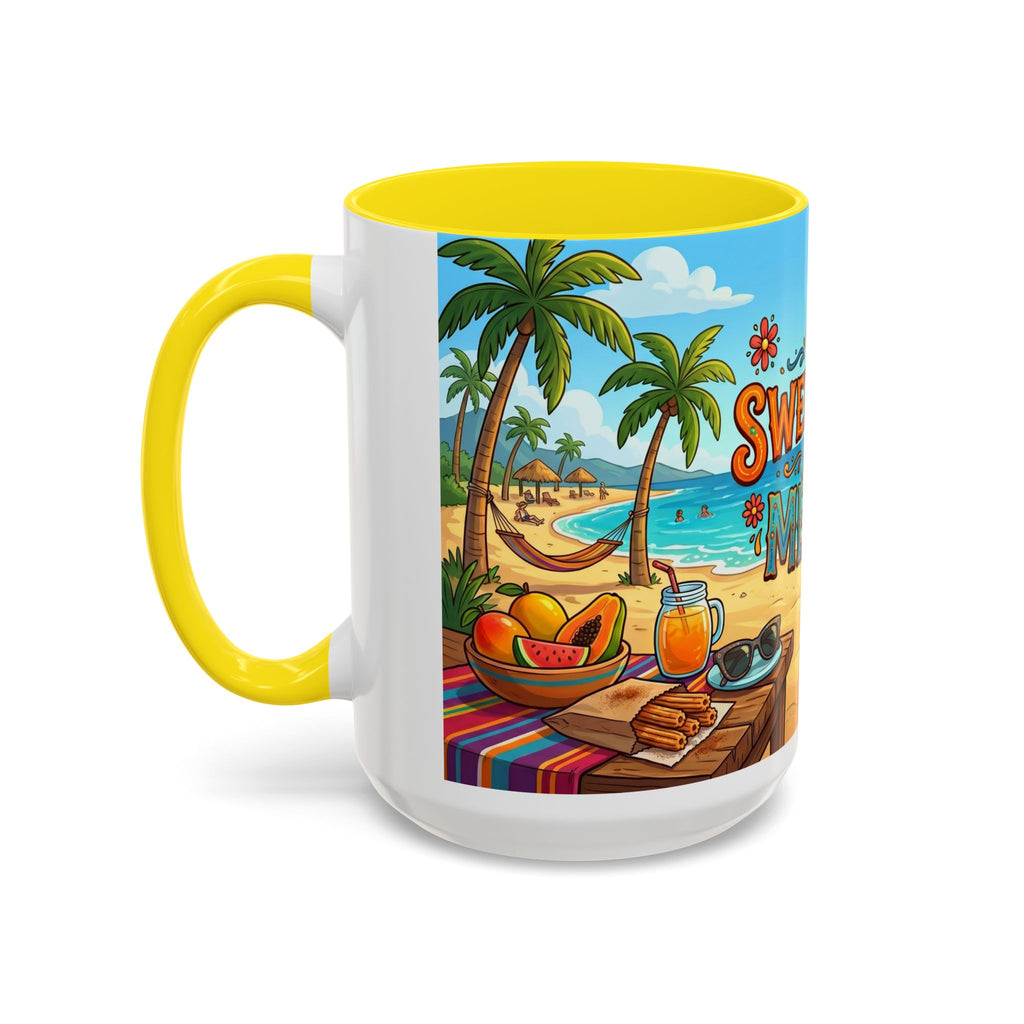 The Sweetness of Mexico Coffee Mug | Mexican Beach Food Illustration