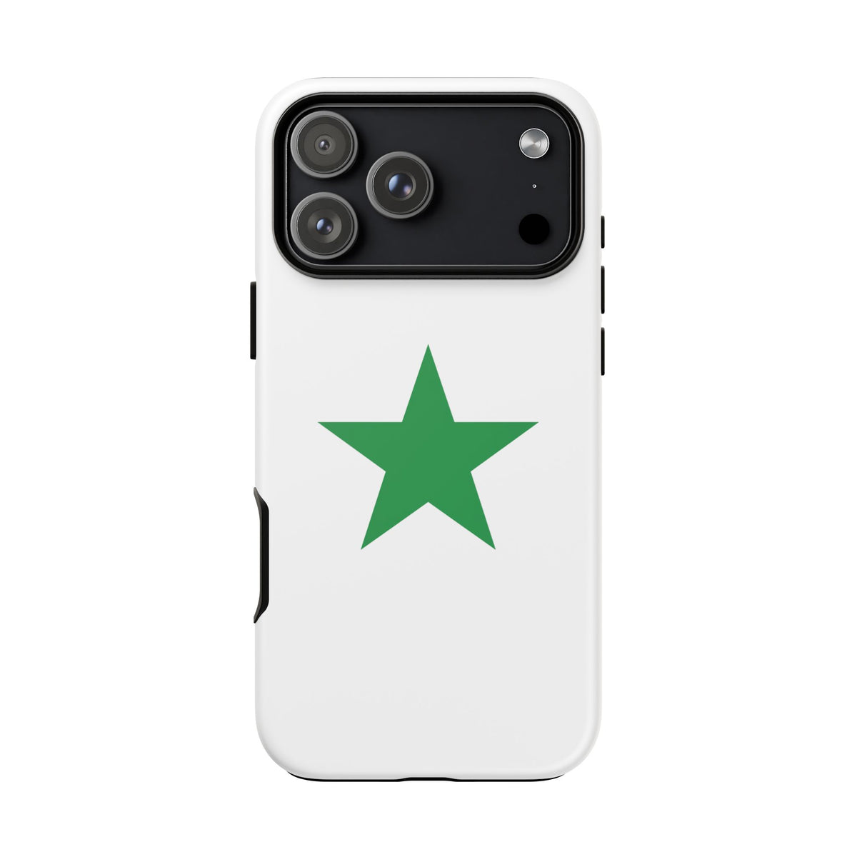 Tough Phone Case — Minimal Green Star Protective Cover