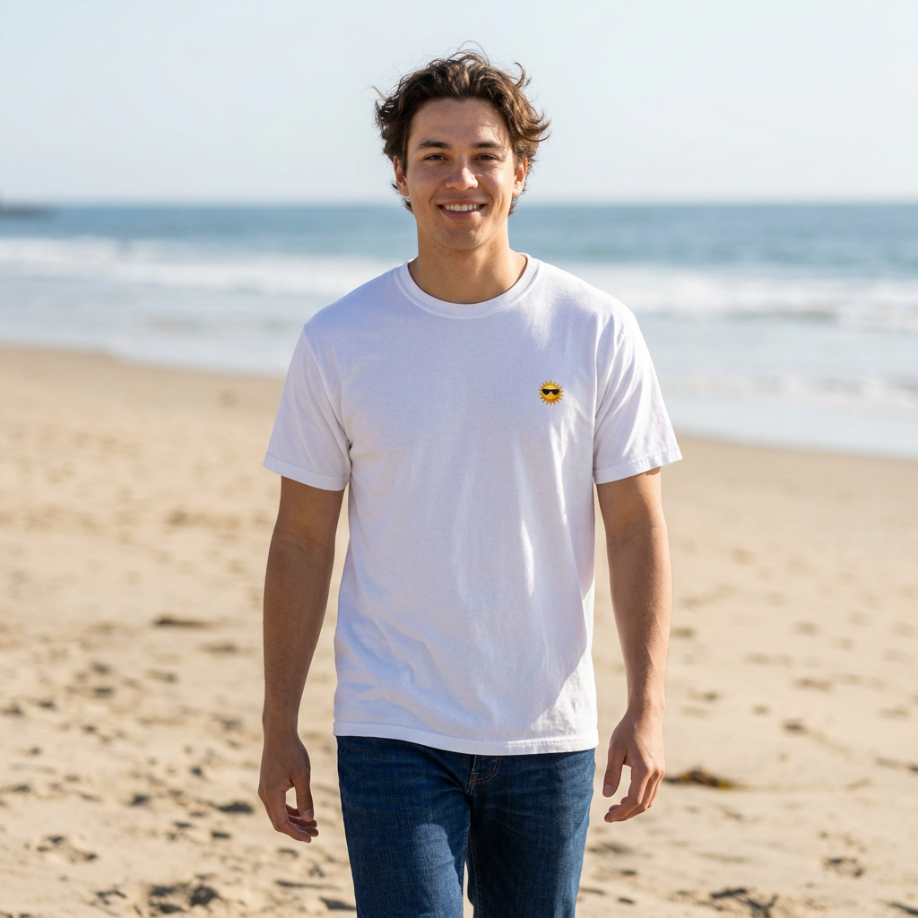 Cancun Beach T-Shirt — Tropical Palm Tree Vacation Tee