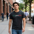 Mexico Flag Stripe T-Shirt – Minimal Mexican Pride Tee