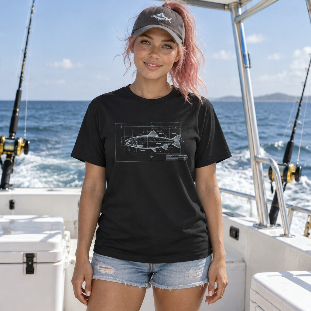 Unisex Garment-Dyed T-shirt Trout Image