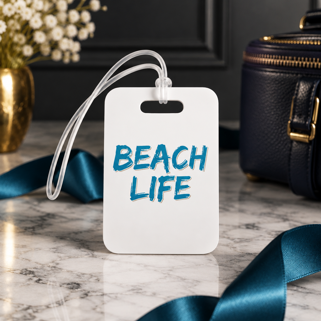 Beach Life Luggage Tag