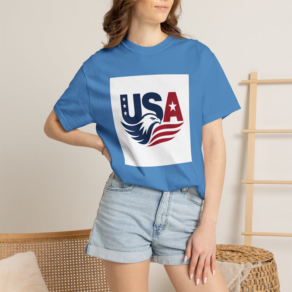 USA Eagle Graphic T-Shirt | Patriotic American Flag Design