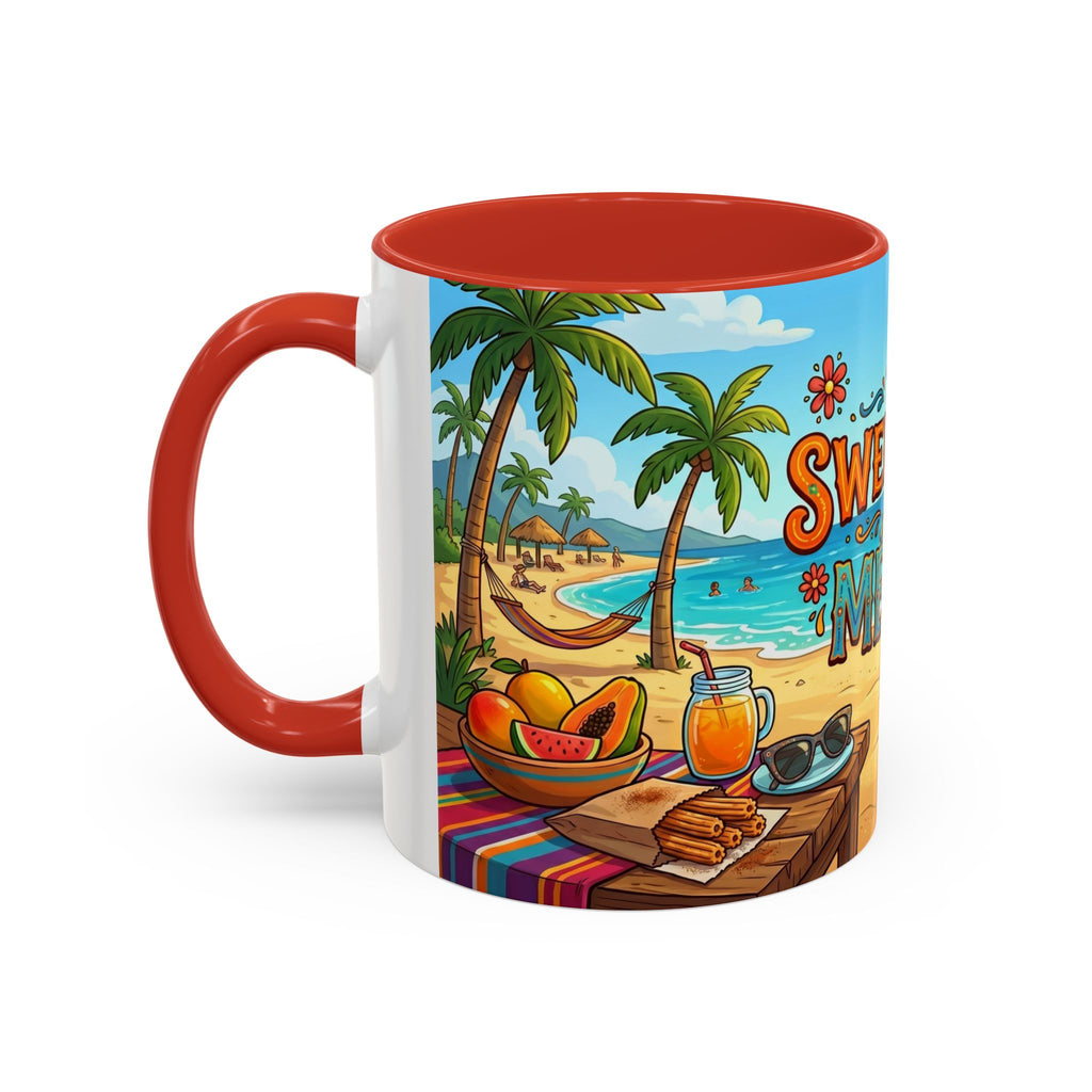 The Sweetness of Mexico Coffee Mug | Mexican Beach Food Illustration