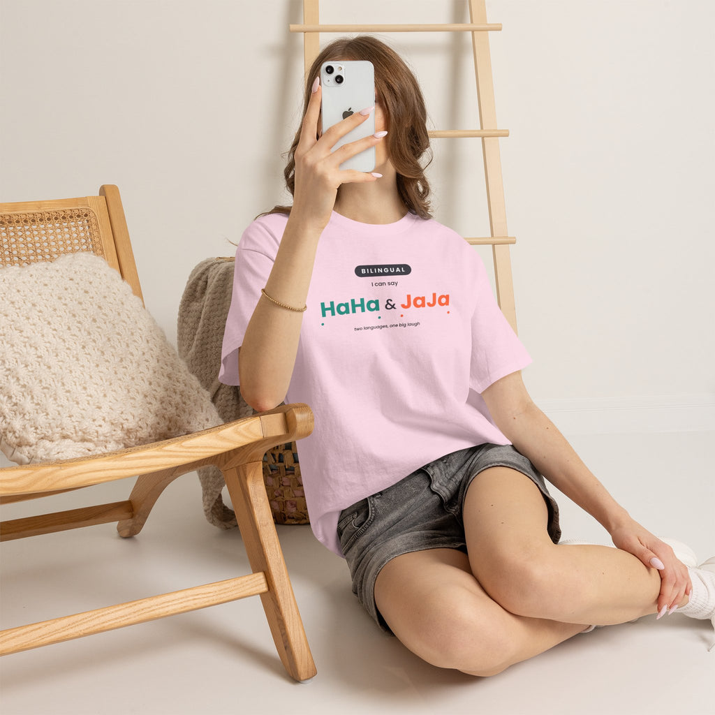 Bilingual HaHa & JaJa Tee | Funny Language Shirt