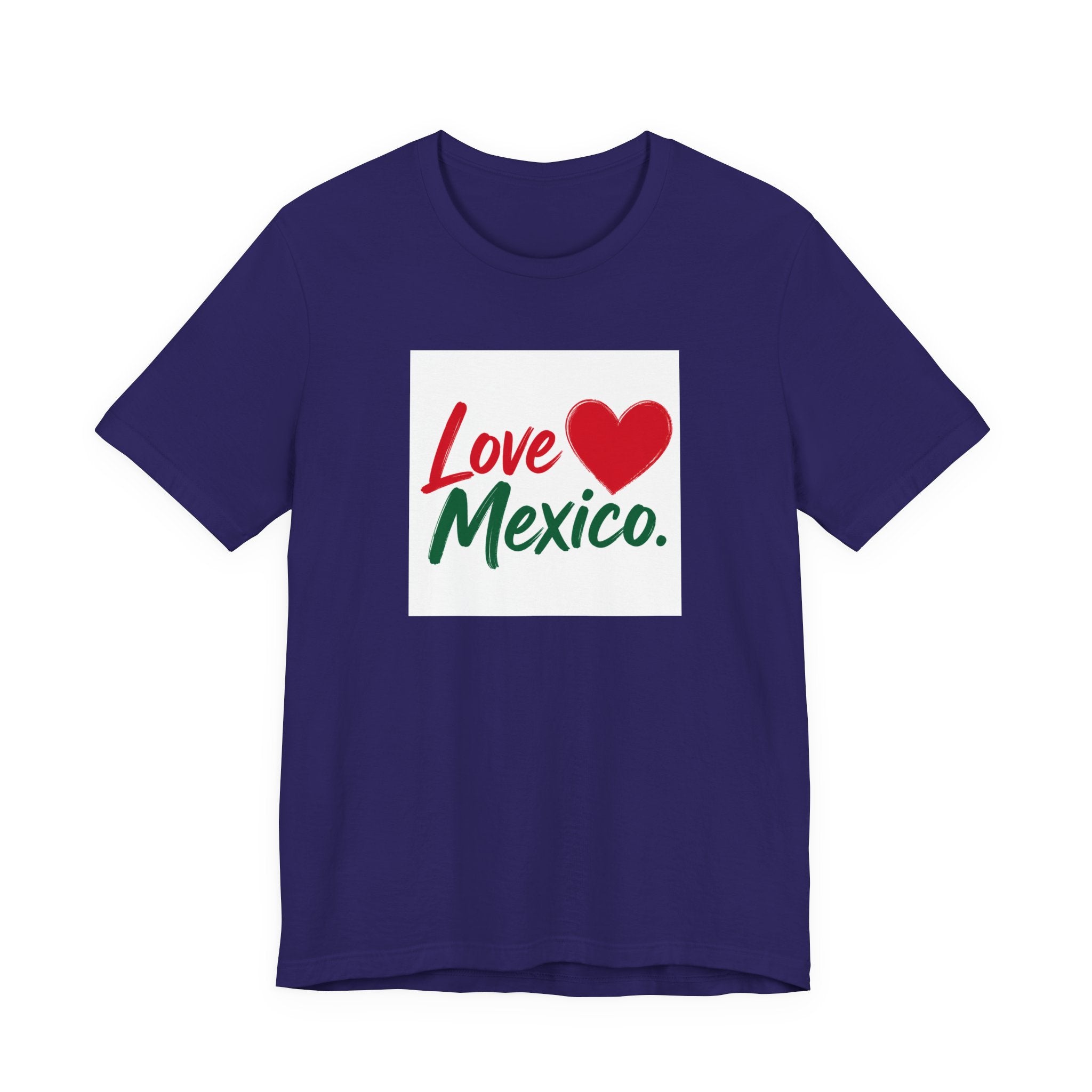 Love Mexico T-Shirt — Heart Mexico Pride Tee