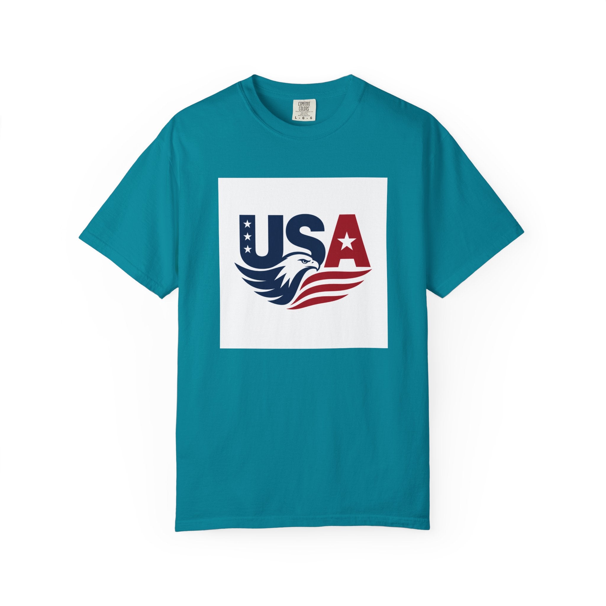 USA Eagle Graphic T-Shirt | Patriotic American Flag Design