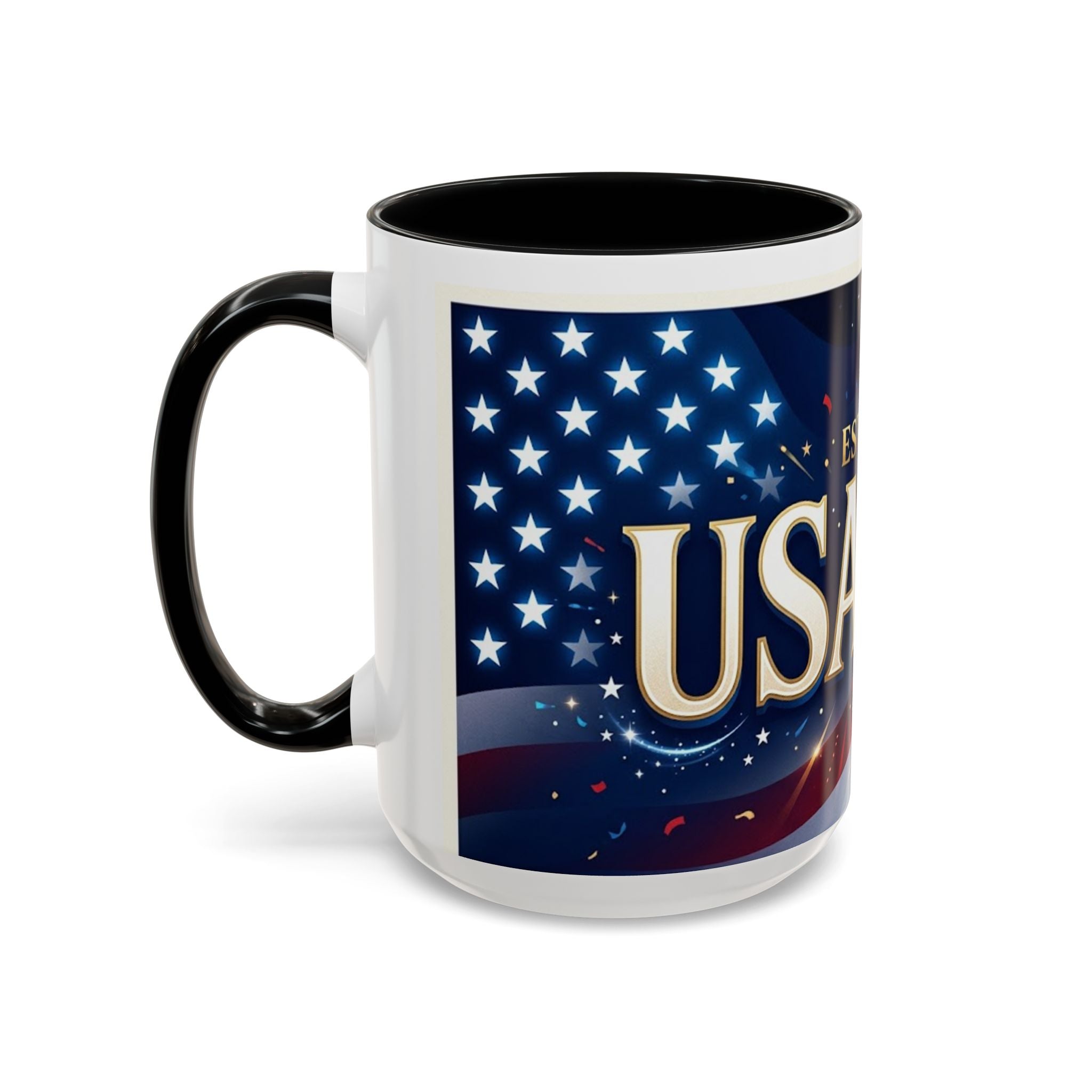 USA 250 Anniversary Coffee Mug | Flag Accent 11oz 15oz
