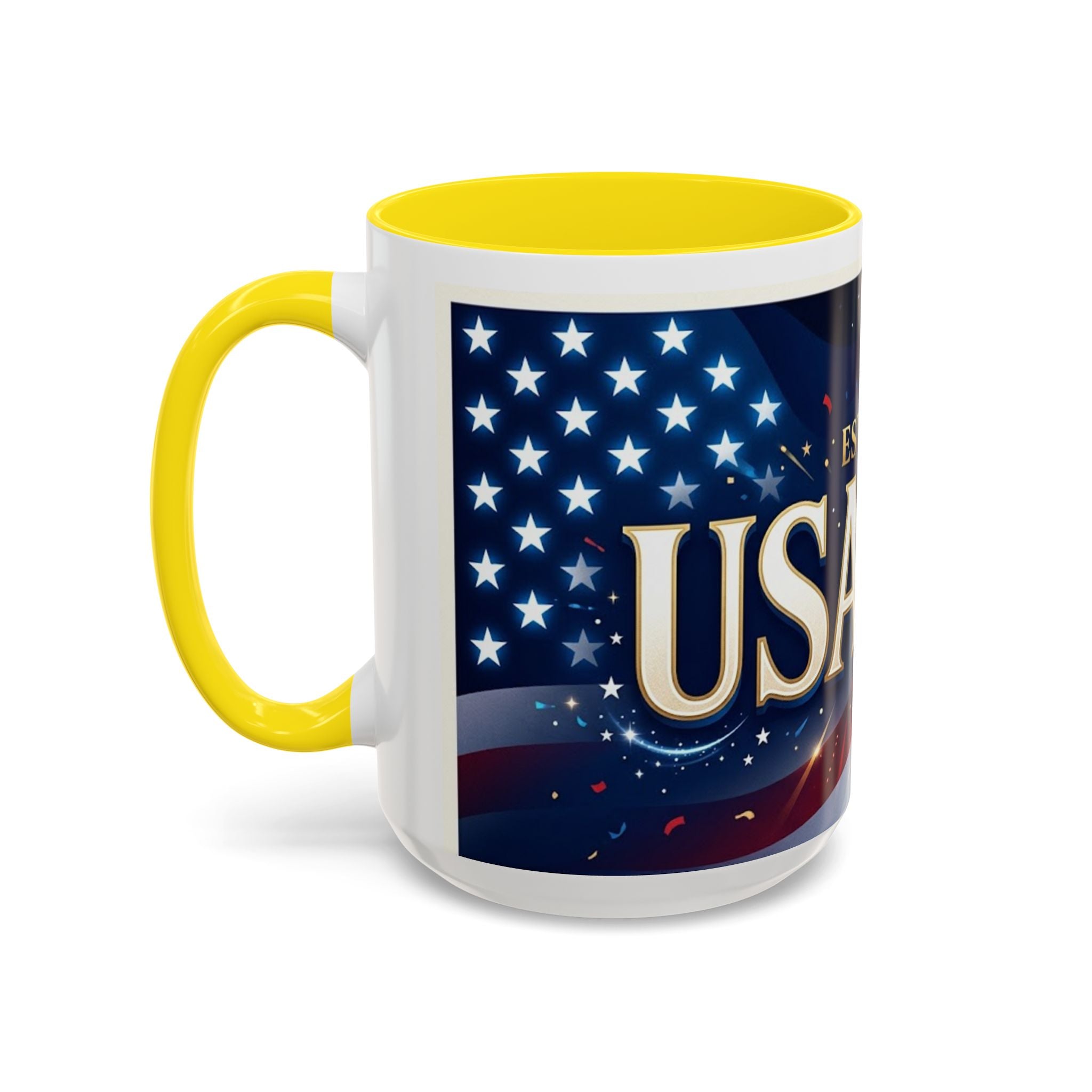 USA 250 Anniversary Coffee Mug | Flag Accent 11oz 15oz