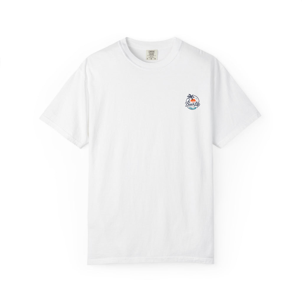 T-Shirt — Sunset Surf Palm Tree Beach Graphic Tee
