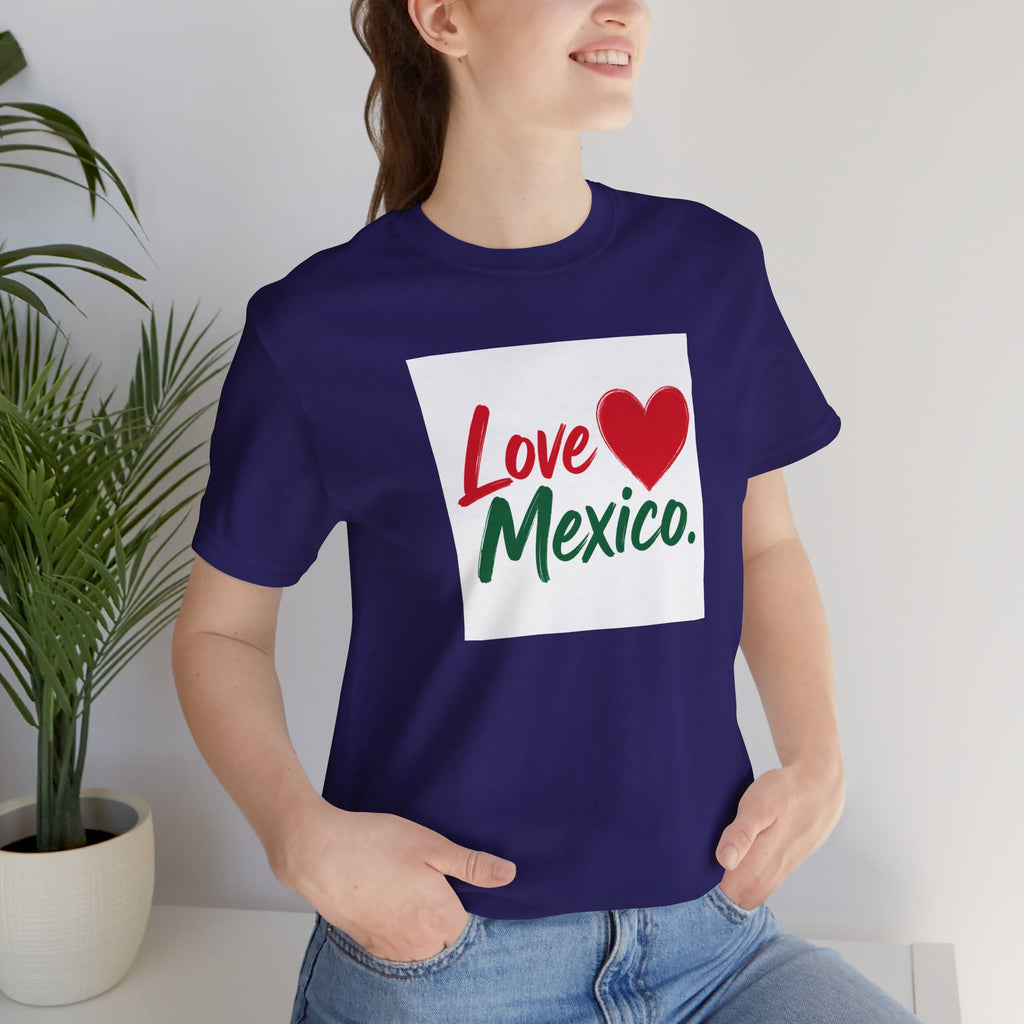 Love Mexico T-Shirt — Heart Mexico Pride Tee