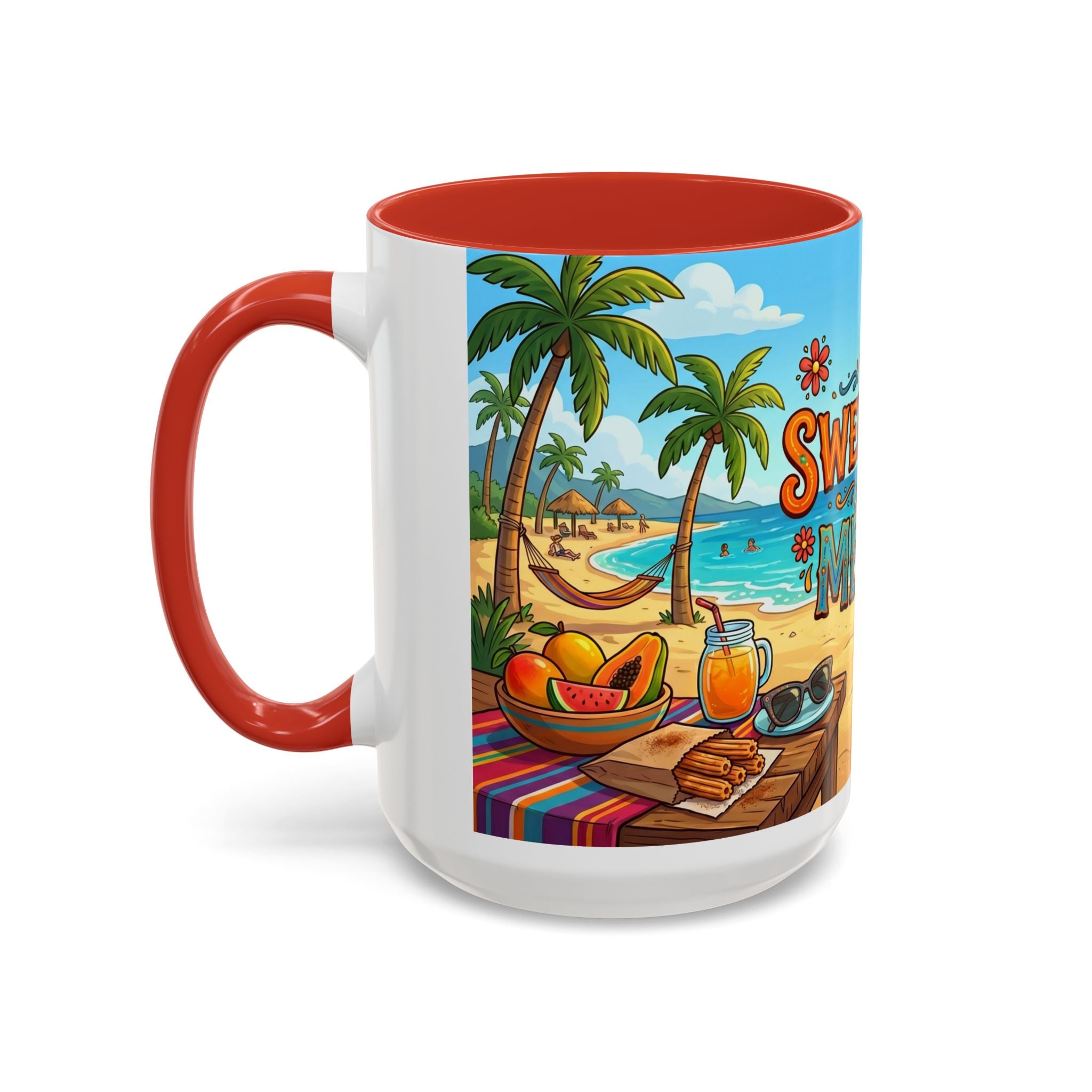 The Sweetness of Mexico Coffee Mug | Mexican Beach Food Illustration