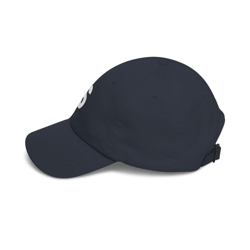 Distressed Letter S Dad Cap | Embroidered Initial Baseball Hat