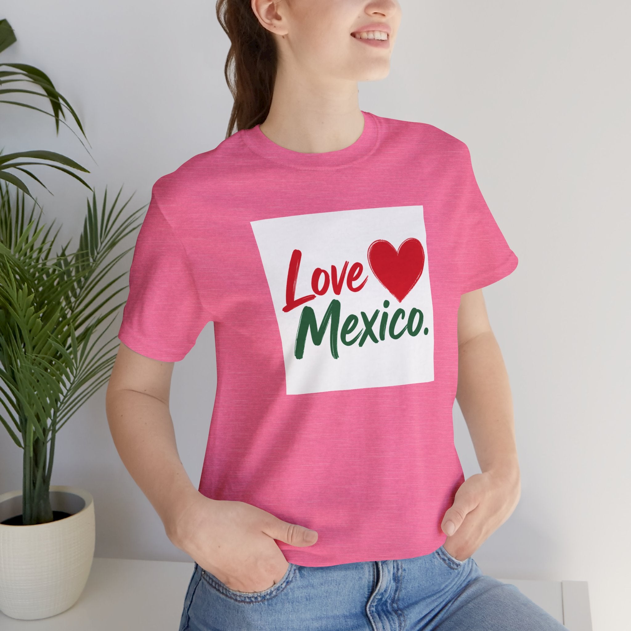 Love Mexico T-Shirt — Heart Mexico Pride Tee