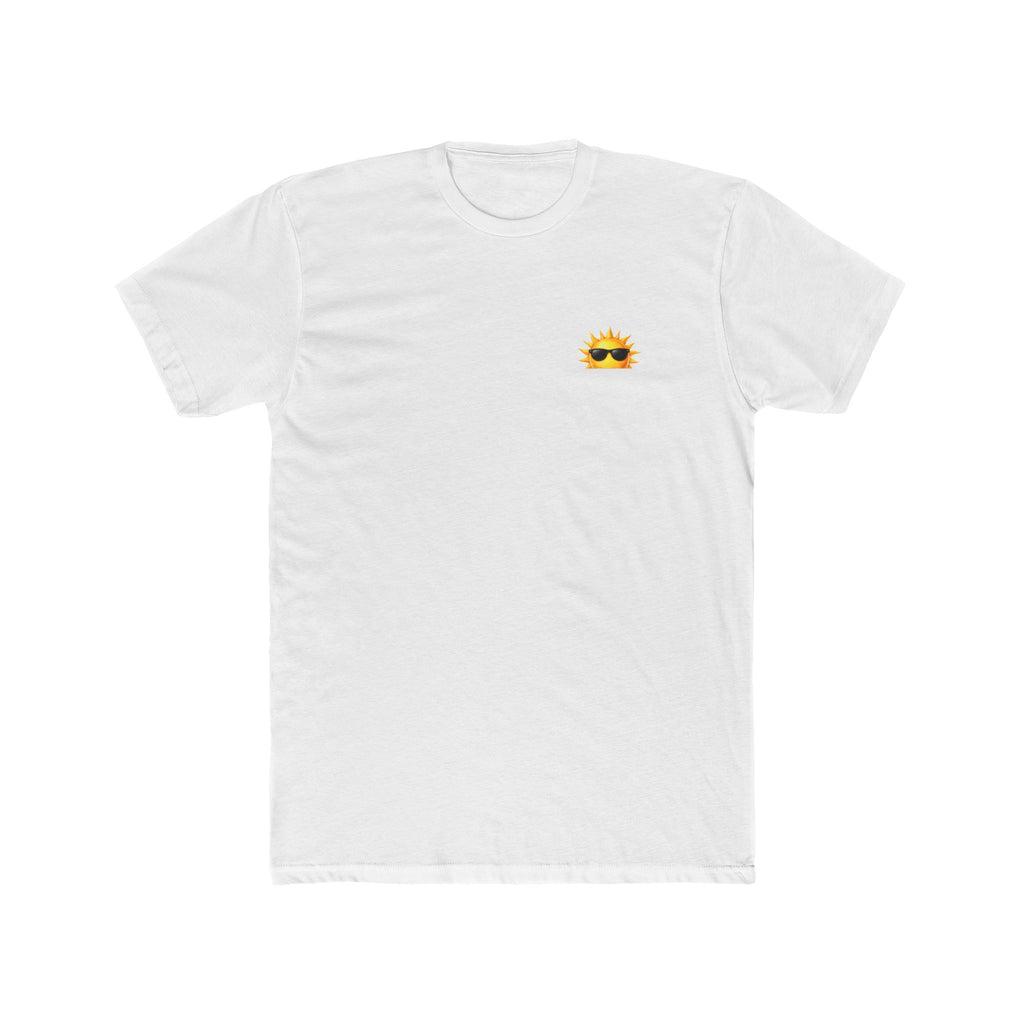 Tropical Beach Scene Tee | Palm Trees, Ocean, Sunset