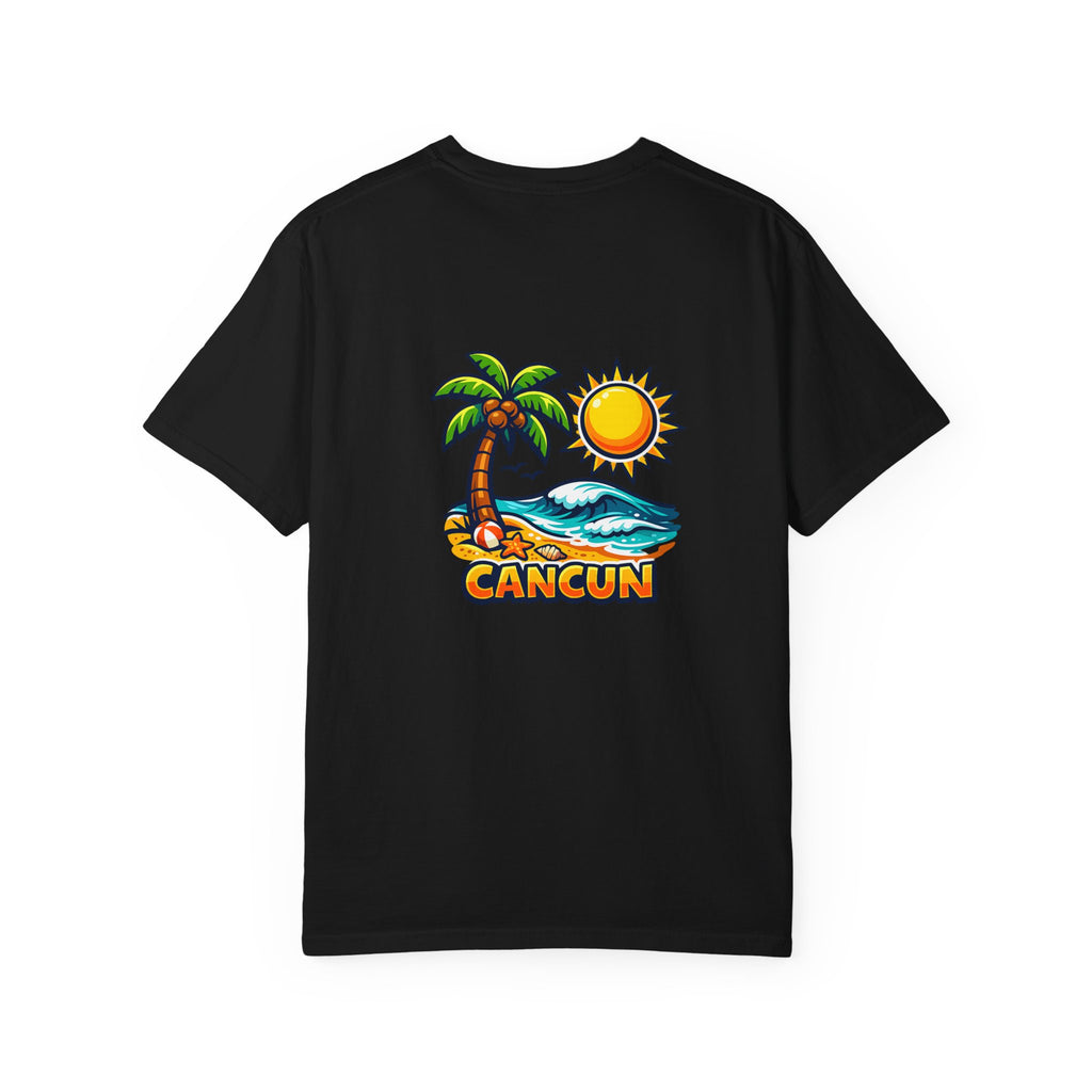 Cancun Palm Beach T-Shirt — Tropical Vacation Souvenir Tee