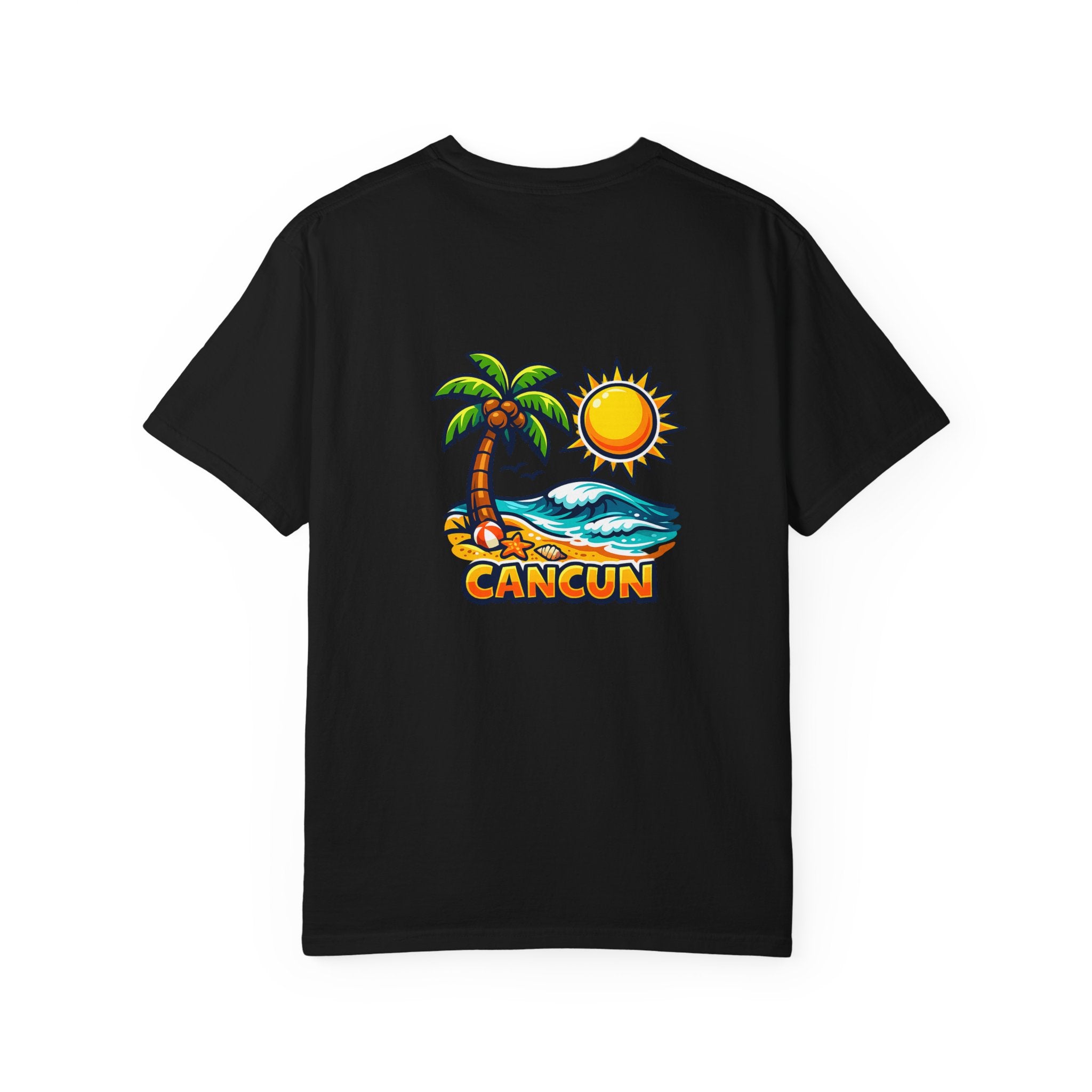Cancun Palm Beach T-Shirt — Tropical Vacation Souvenir Tee
