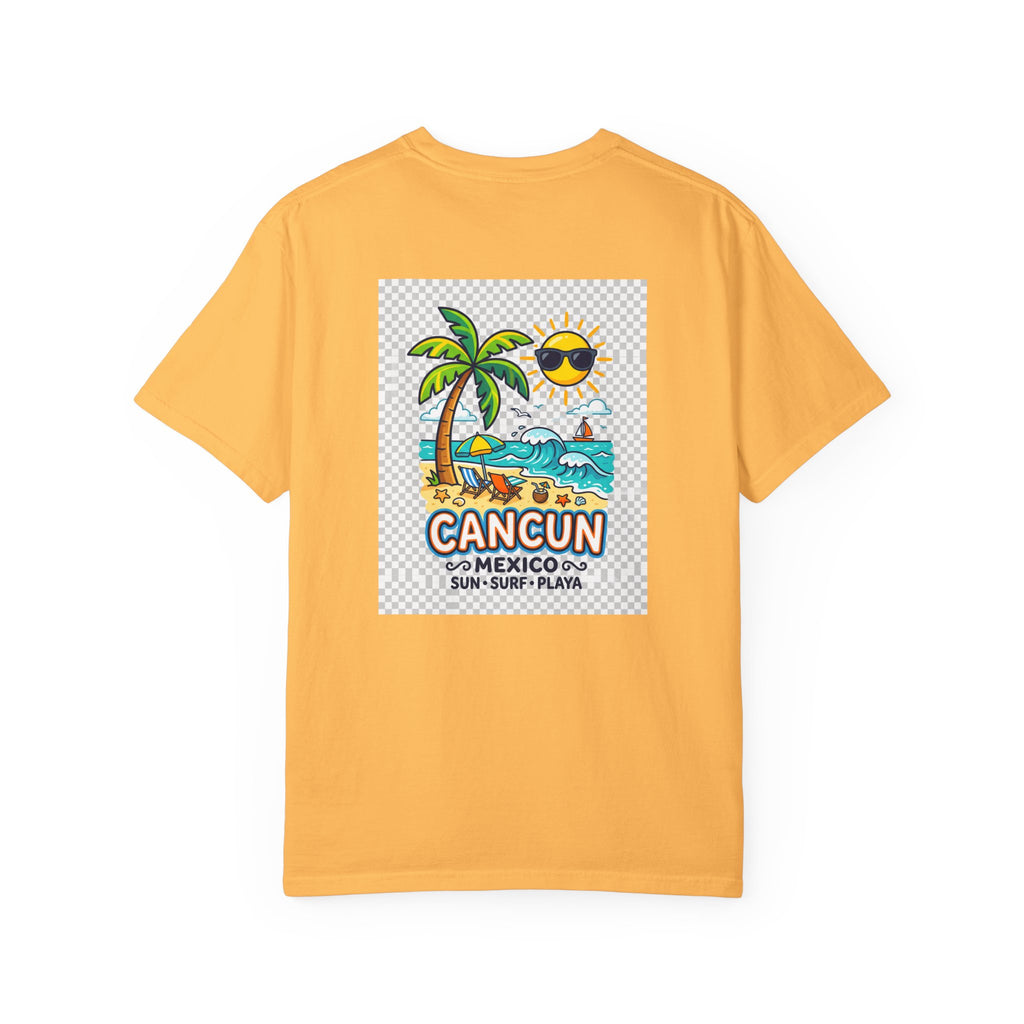 Cancun Mexico Beach T-Shirt — Sun, Surf & Playa Graphic Tee