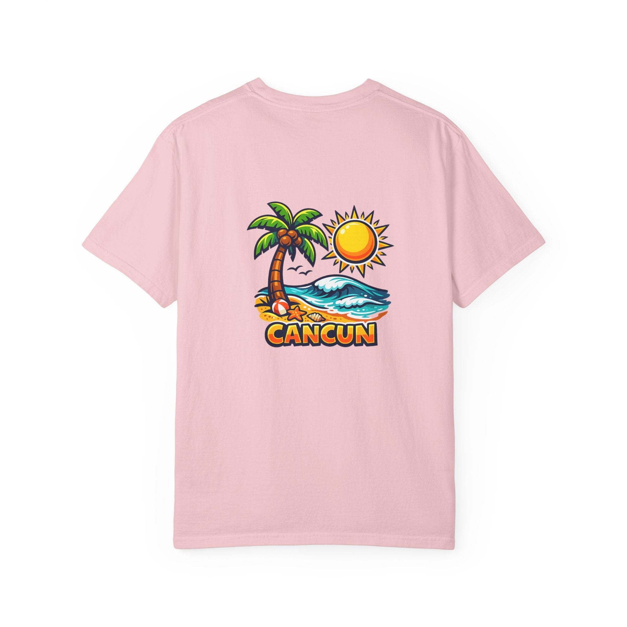 Cancun Palm Beach T-Shirt — Tropical Vacation Souvenir Tee