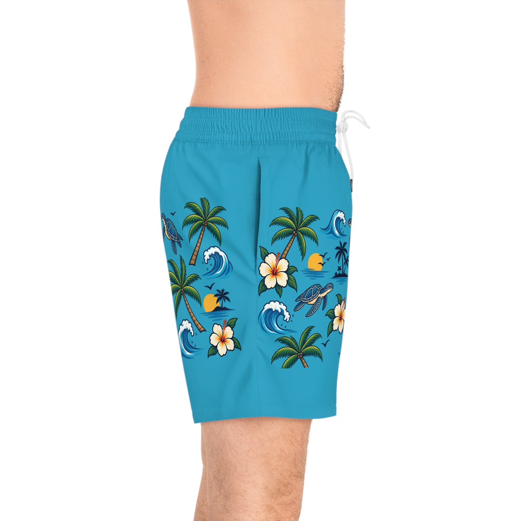 Men's Mid-Length Swim Shorts (AOP)