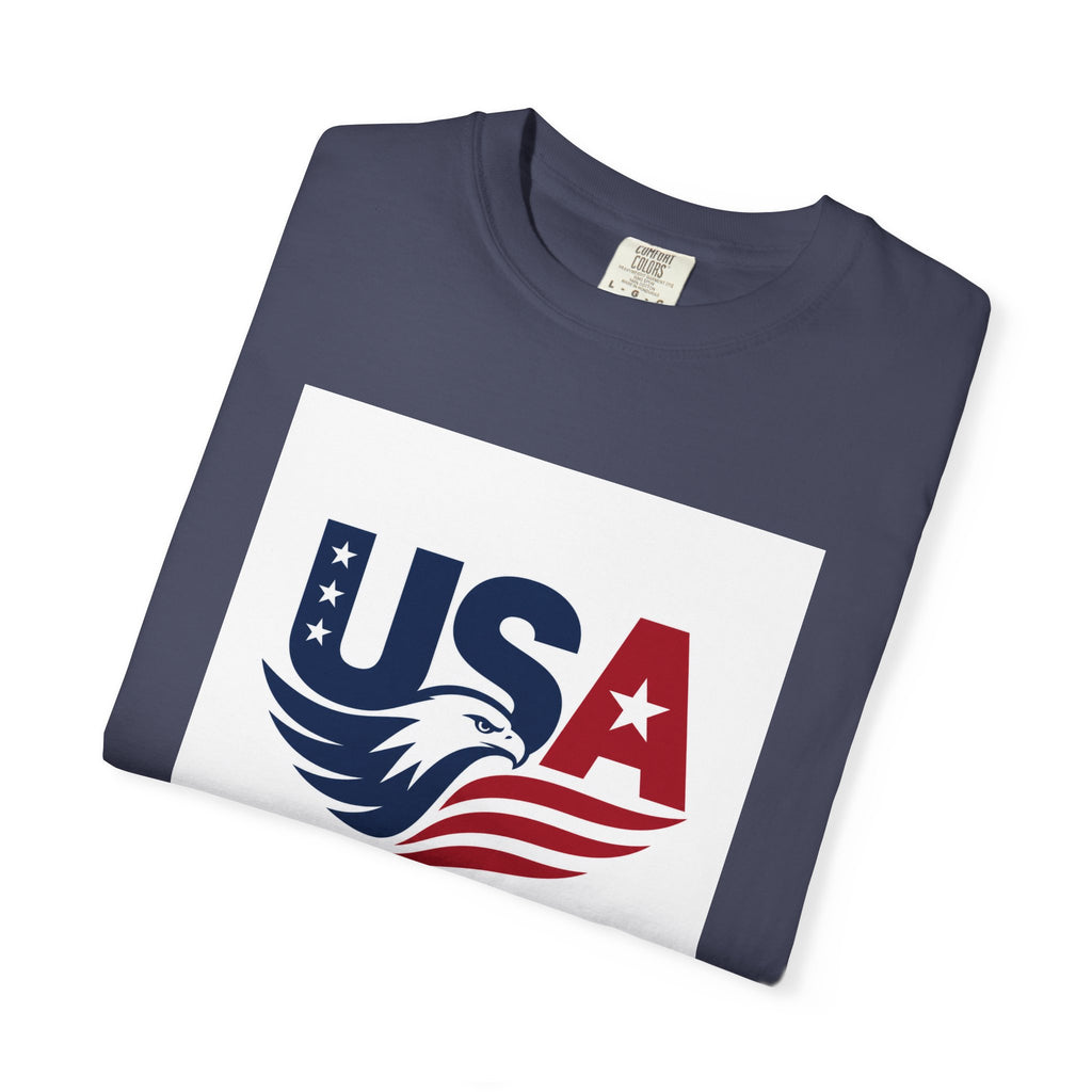 USA Eagle Graphic T-Shirt | Patriotic American Flag Design
