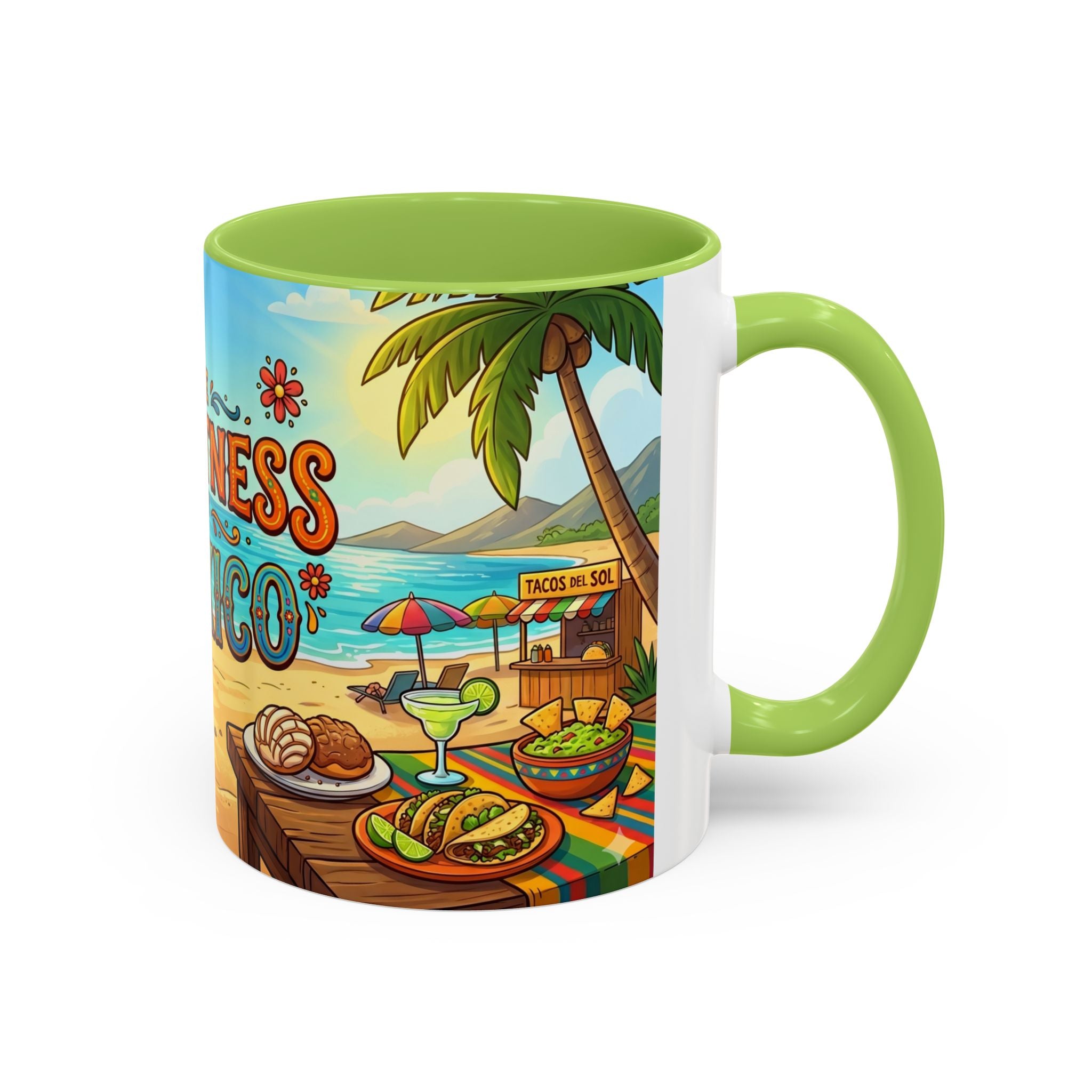 The Sweetness of Mexico Coffee Mug | Mexican Beach Food Illustration