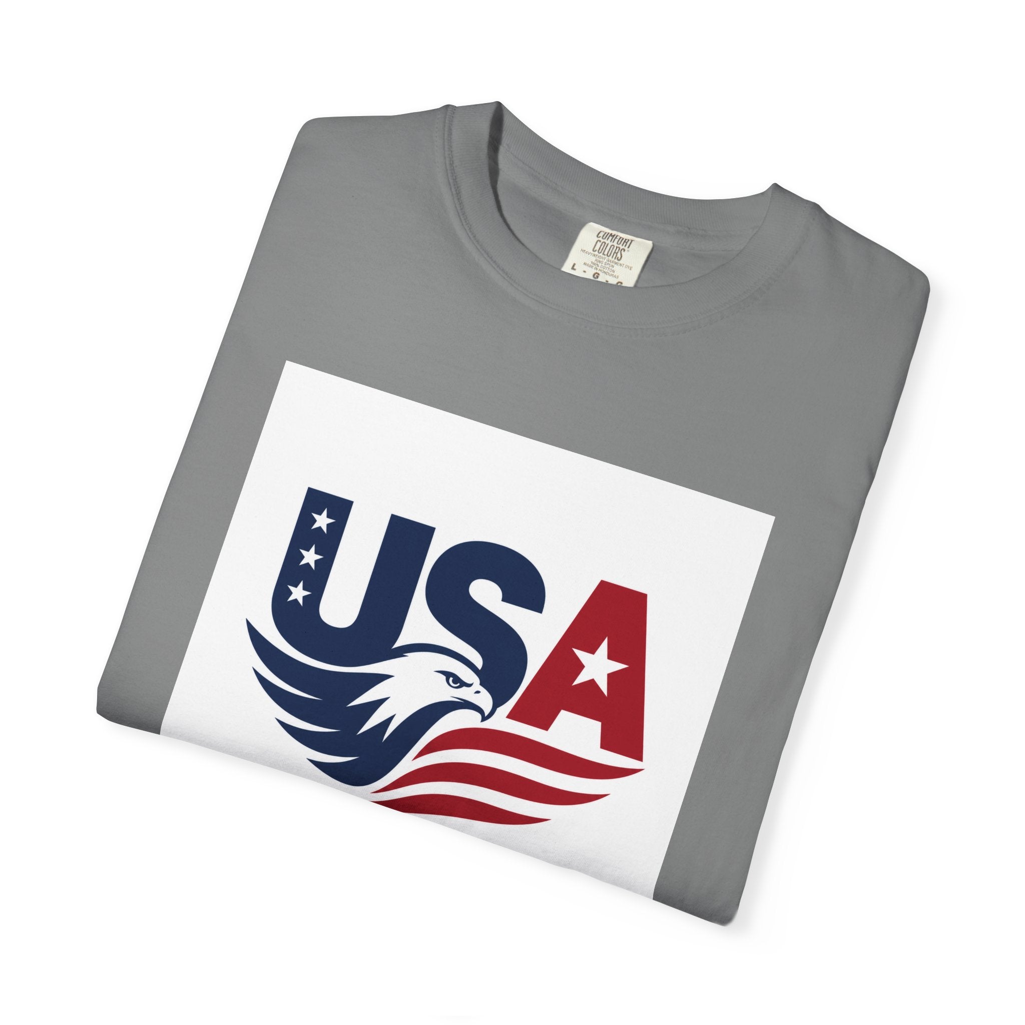 USA Eagle Graphic T-Shirt | Patriotic American Flag Design