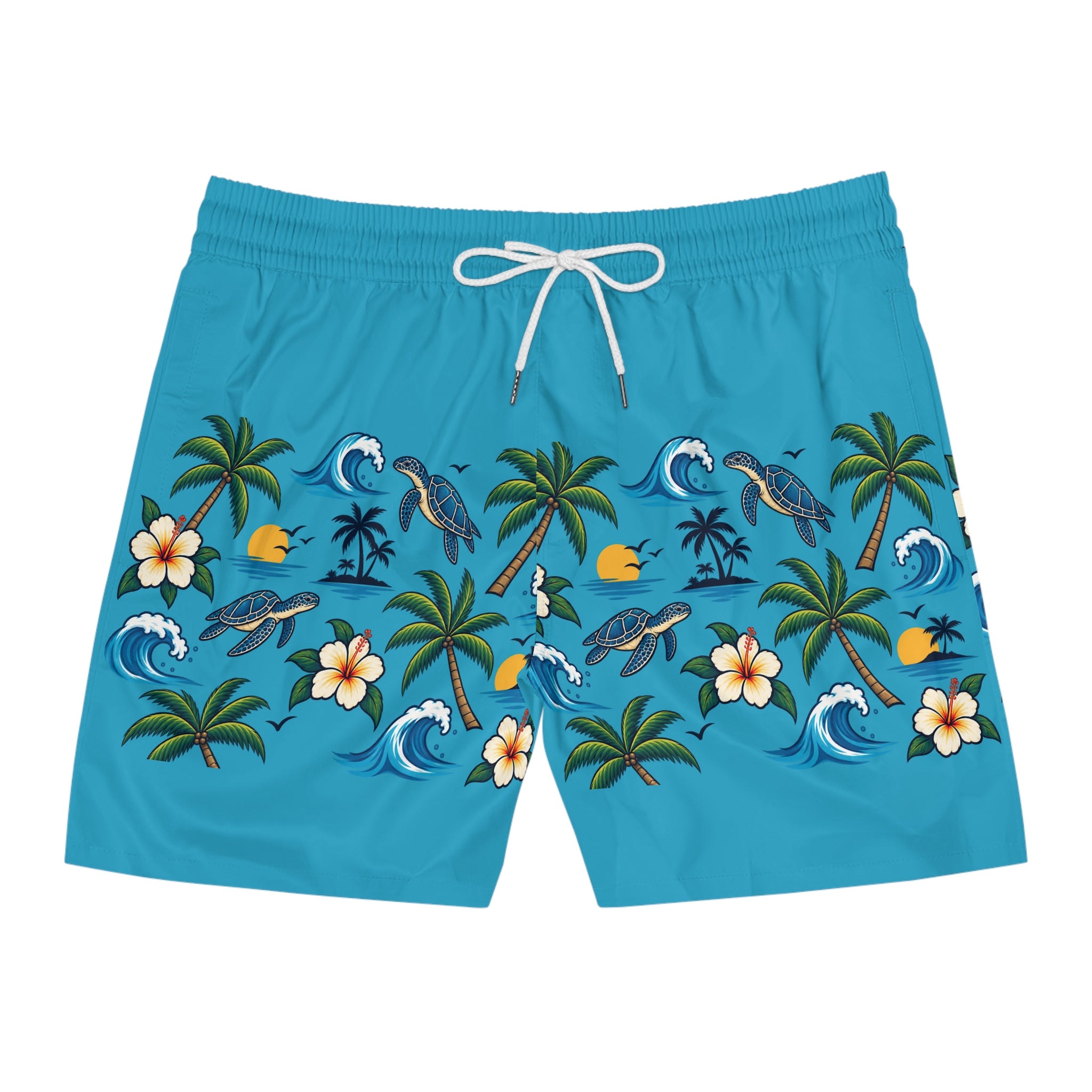 Men's Mid-Length Swim Shorts (AOP)