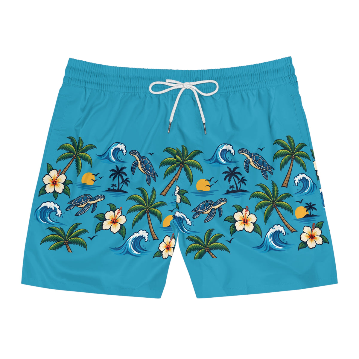 Men's Mid-Length Swim Shorts (AOP)