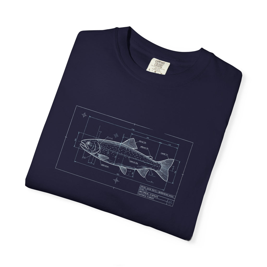 Unisex Garment-Dyed T-shirt Trout Image