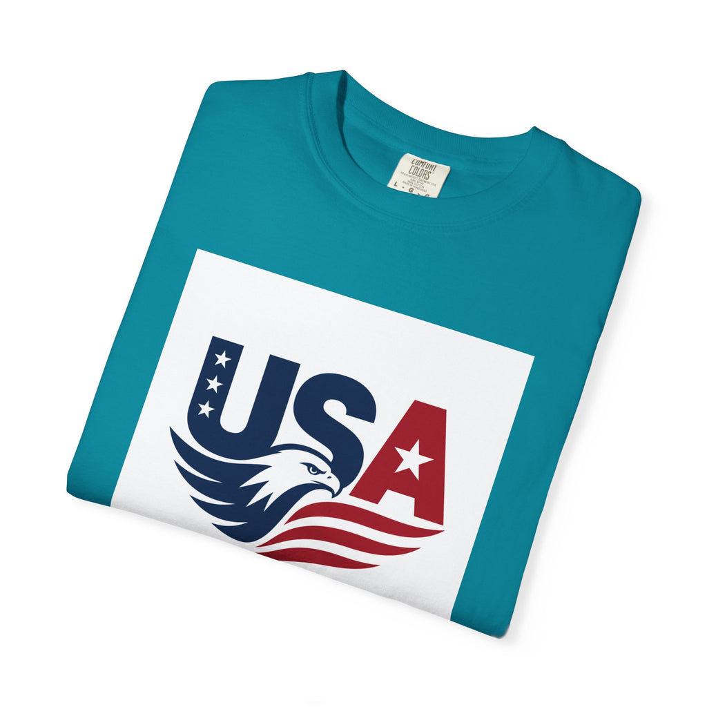 USA Eagle Graphic T-Shirt | Patriotic American Flag Design