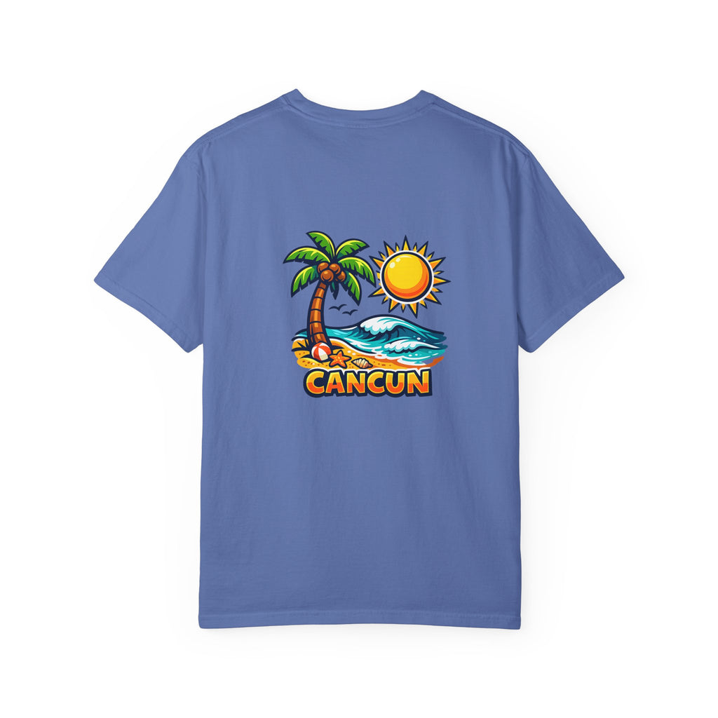 Cancun Palm Beach T-Shirt — Tropical Vacation Souvenir Tee