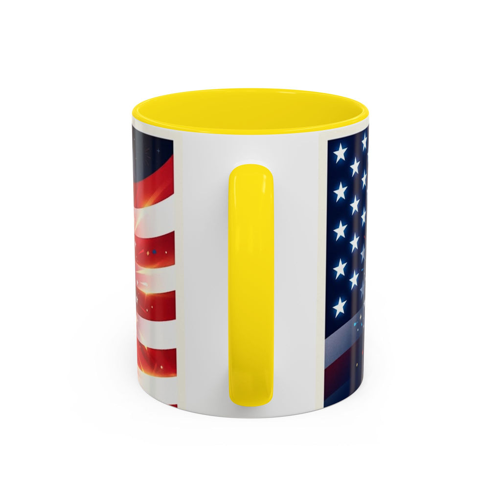 USA 250 Anniversary Coffee Mug | Flag Accent 11oz 15oz