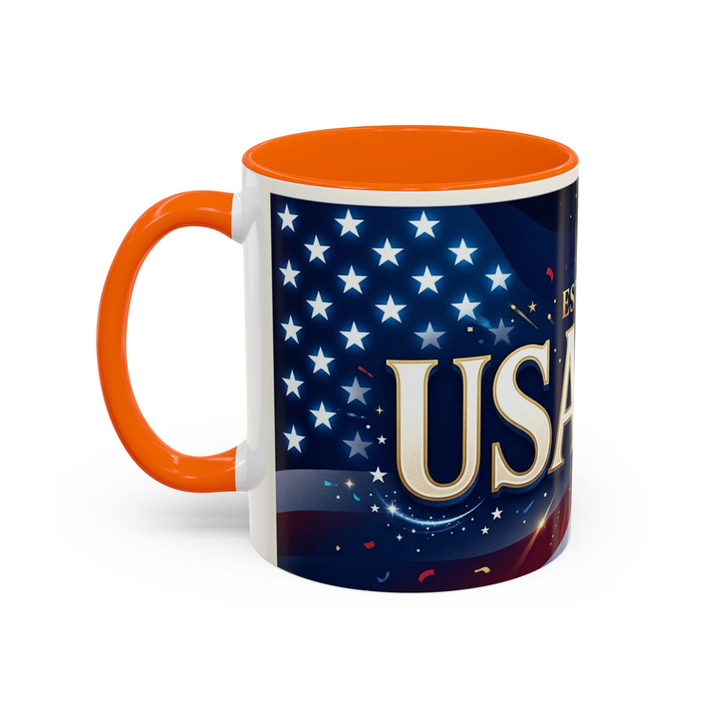 USA 250 Anniversary Coffee Mug | Flag Accent 11oz 15oz